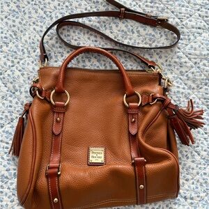 Dooney & Bourke Tan Leather Satchel